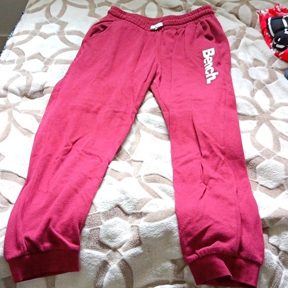Maroon sweatpants for girls from bench - Picture 1 of 1
